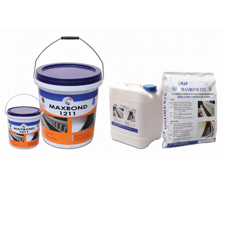 Maxbond 1211 là sản phẩm sơn chống thấm hai thành phần gồm những gì? 
